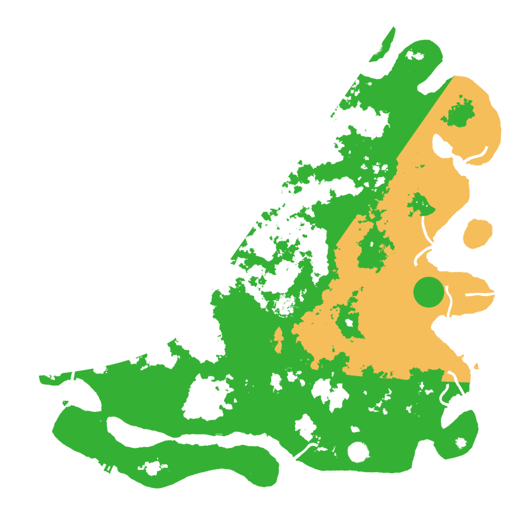 Biome Rust Map: Procedural Map, Size: 4500, Seed: 584654728