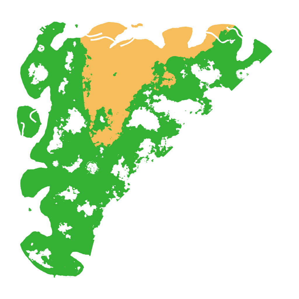 Biome Rust Map: Procedural Map, Size: 4500, Seed: 2076