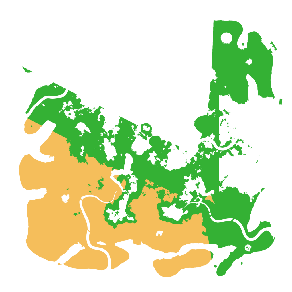 Biome Rust Map: Procedural Map, Size: 4500, Seed: 41433901