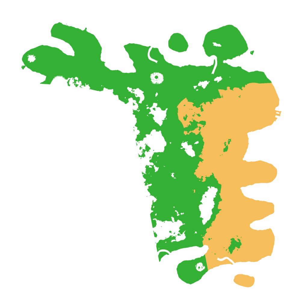 Biome Rust Map: Procedural Map, Size: 3700, Seed: 115764086