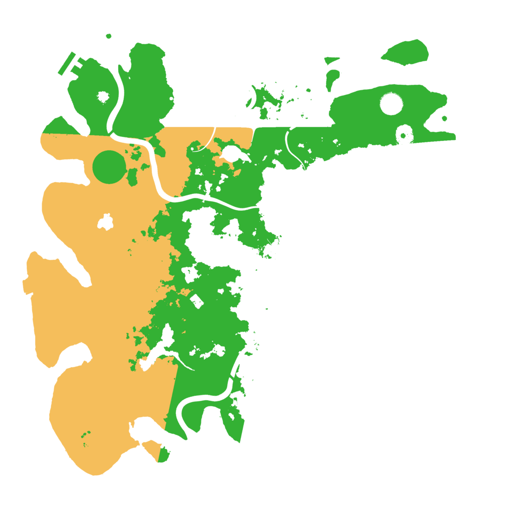 Biome Rust Map: Procedural Map, Size: 4000, Seed: 818001