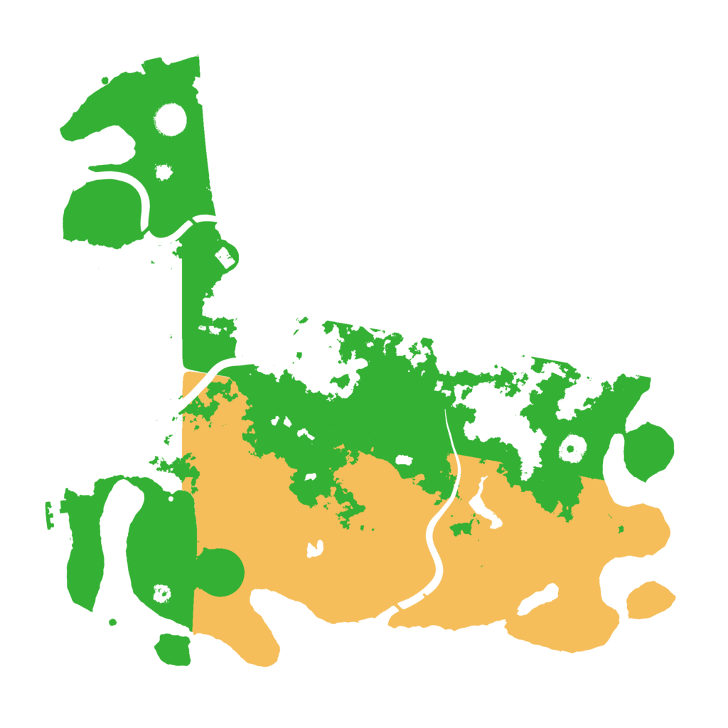 Biome Rust Map: Procedural Map, Size: 4000, Seed: 9244