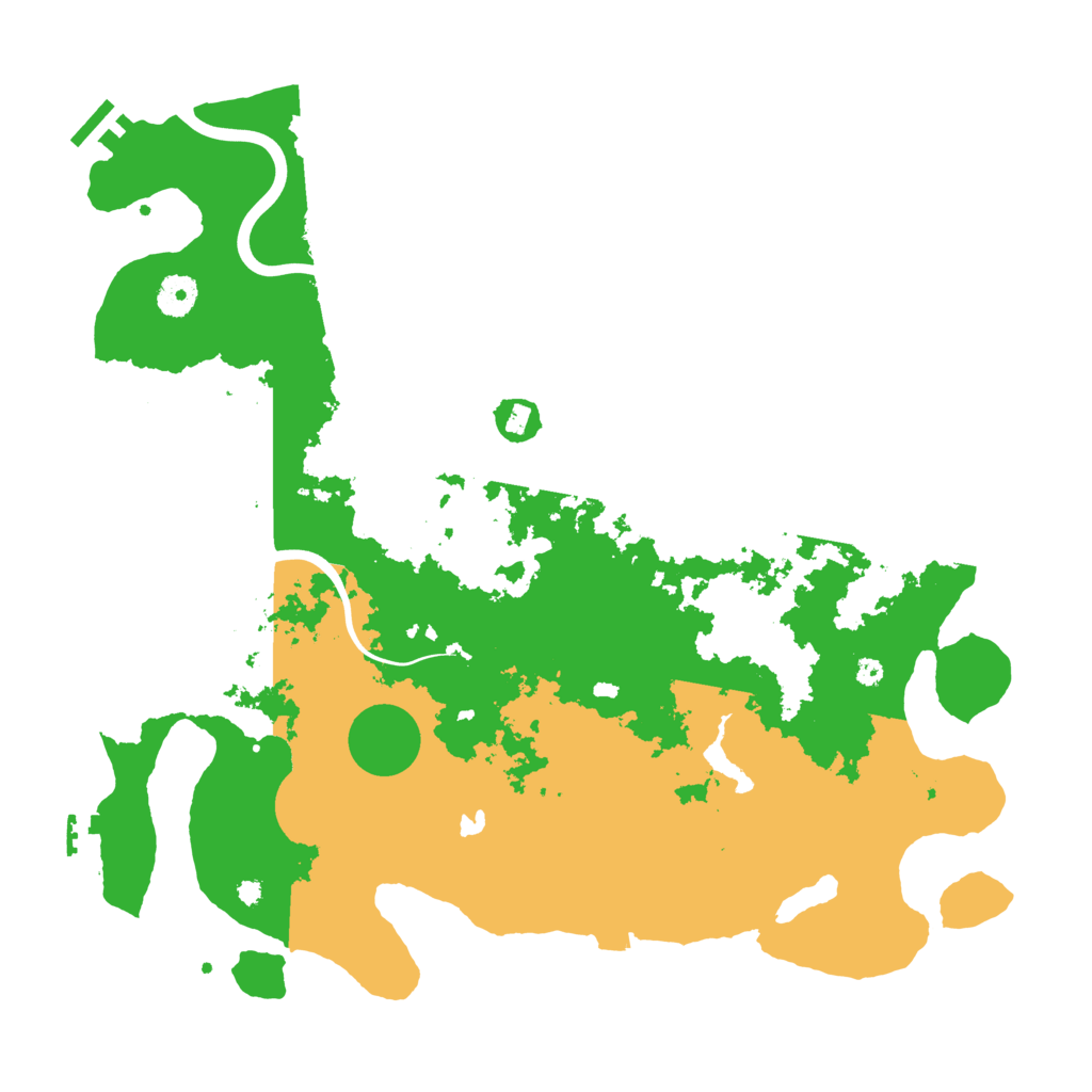 Biome Rust Map: Procedural Map, Size: 4000, Seed: 9244