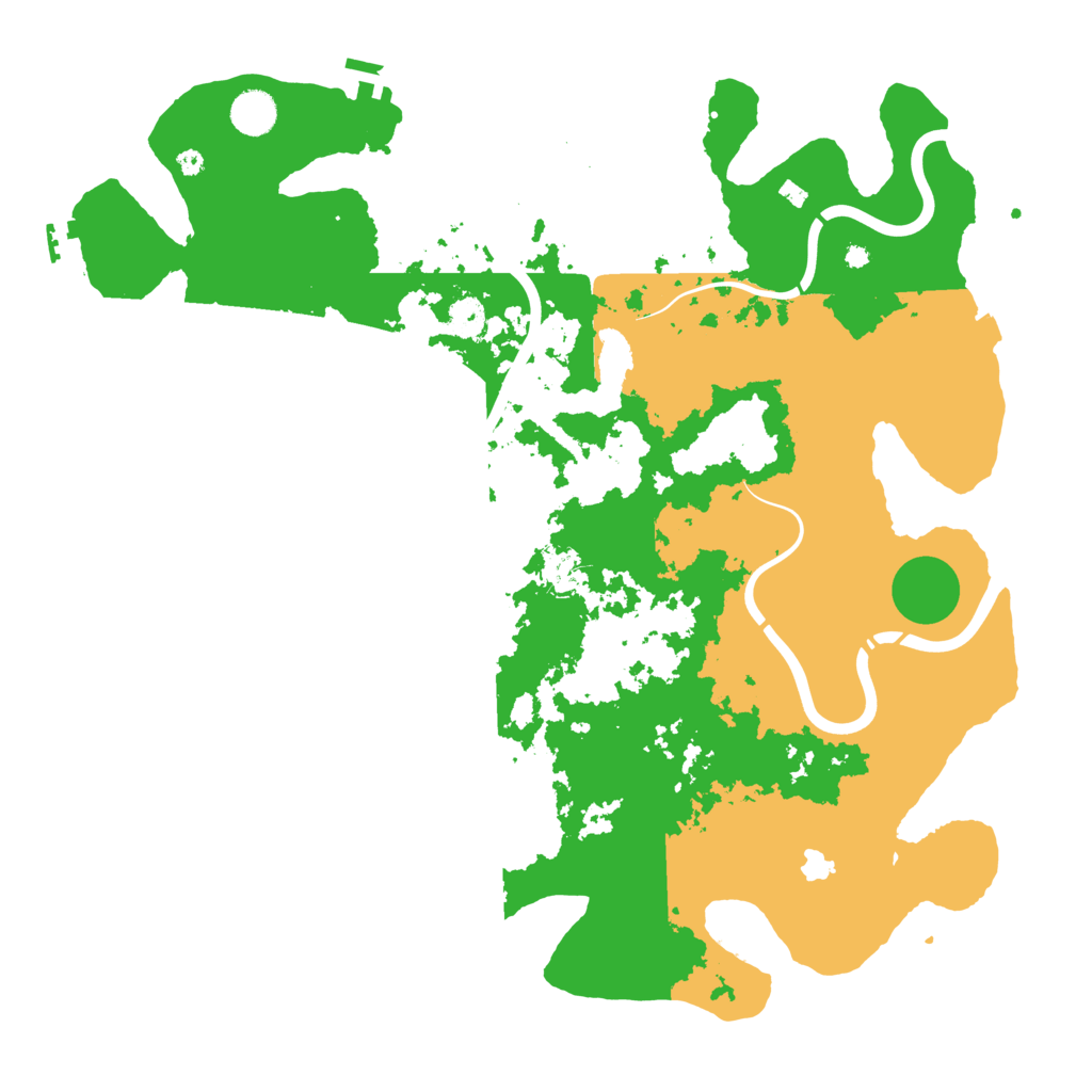 Biome Rust Map: Procedural Map, Size: 4250, Seed: 934408283