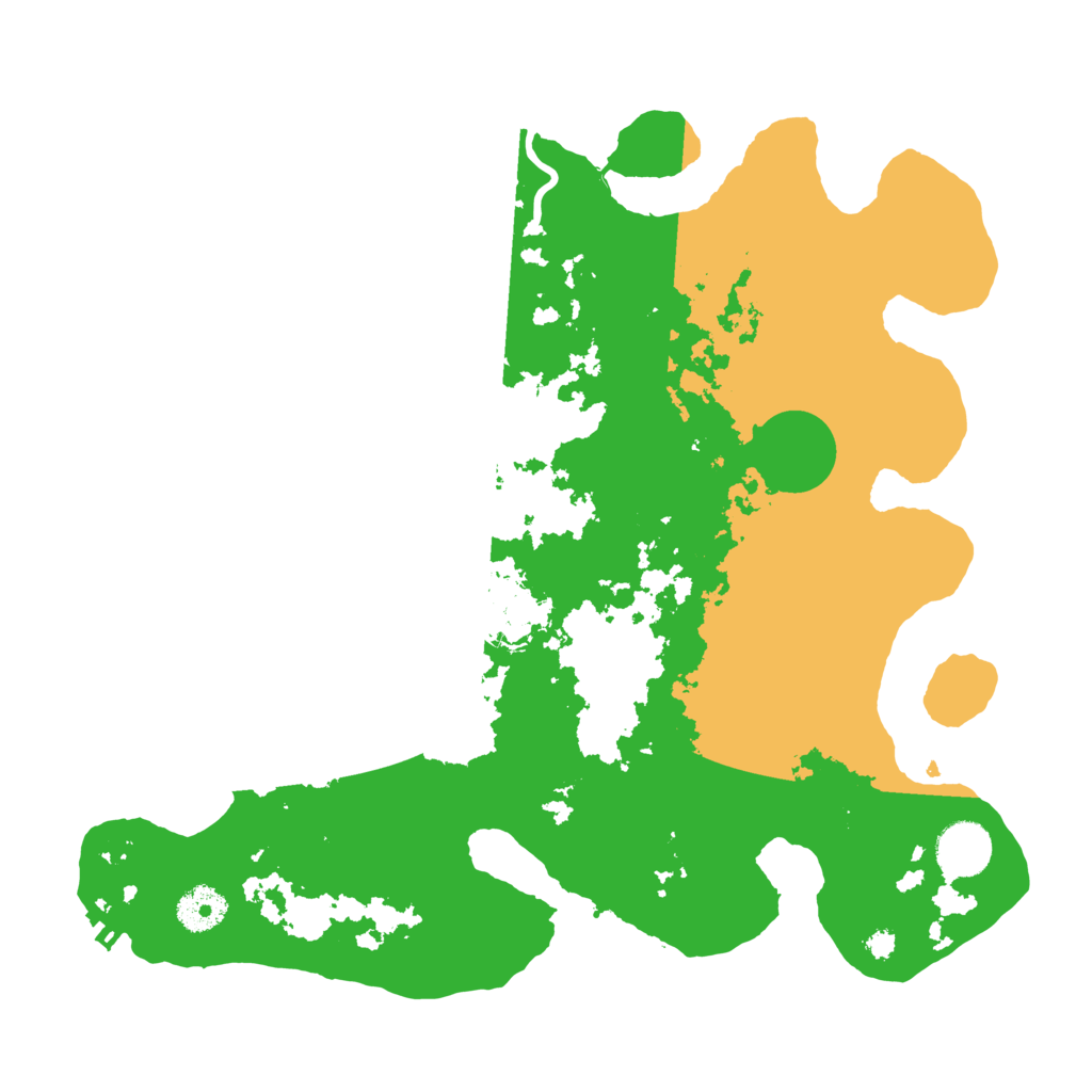Biome Rust Map: Procedural Map, Size: 3500, Seed: 512331