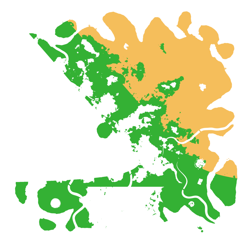 Biome Rust Map: Procedural Map, Size: 4500, Seed: 209836996