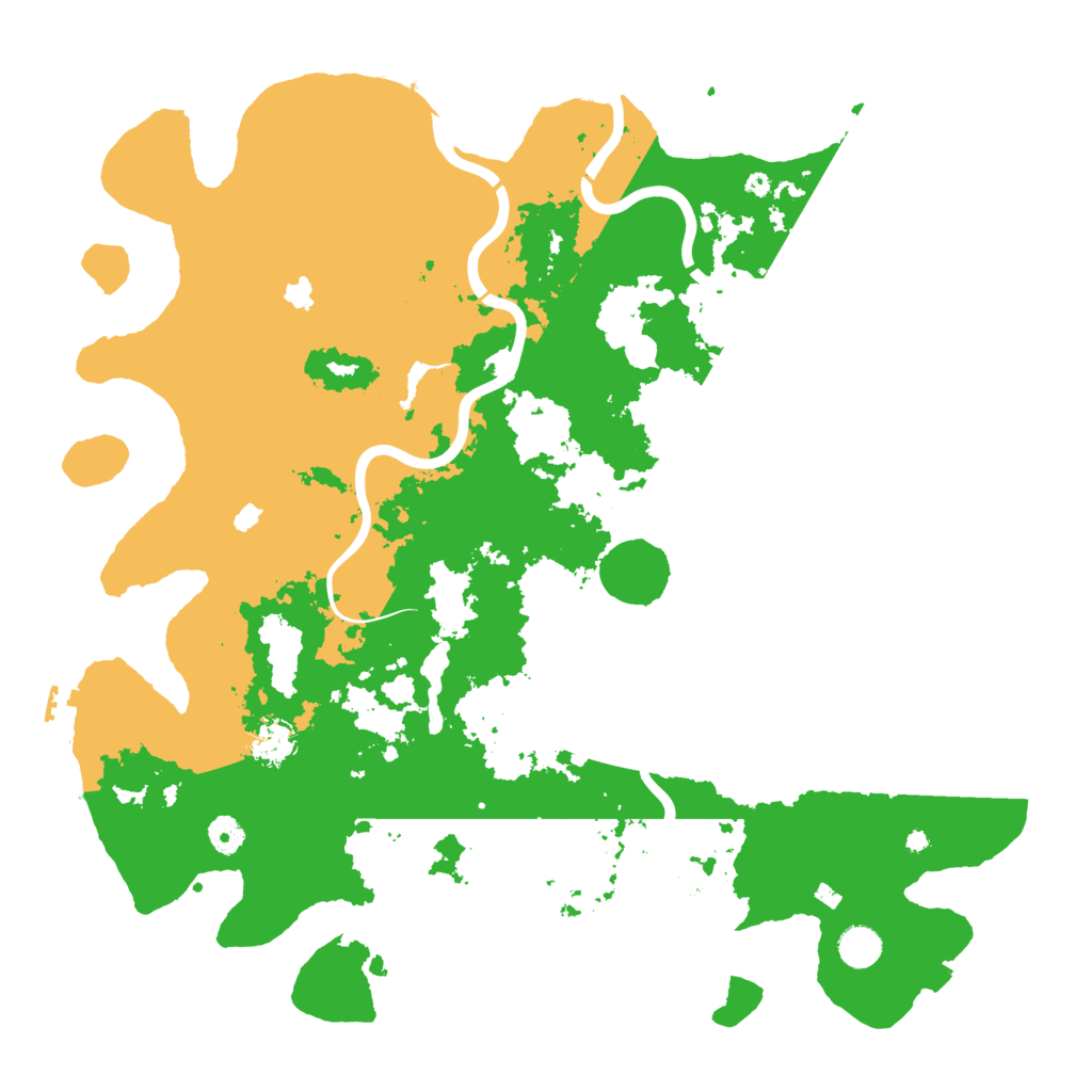 Biome Rust Map: Procedural Map, Size: 4500, Seed: 81237266