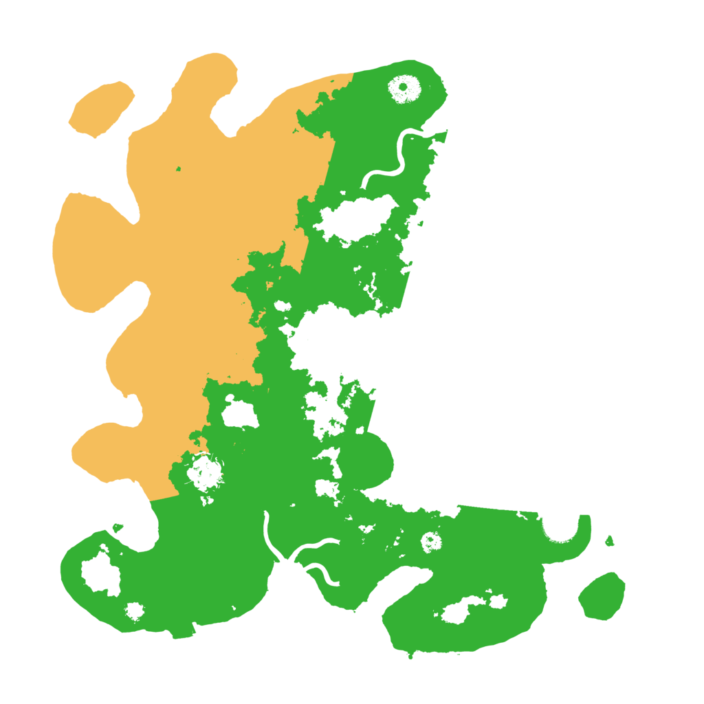 Biome Rust Map: Procedural Map, Size: 3500, Seed: 2105000139