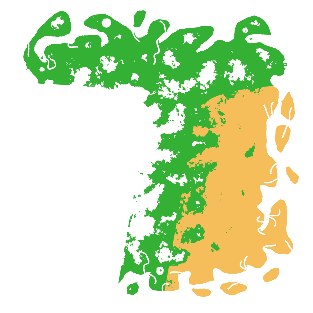 Biome Rust Map: Procedural Map, Size: 6000, Seed: 1396365481