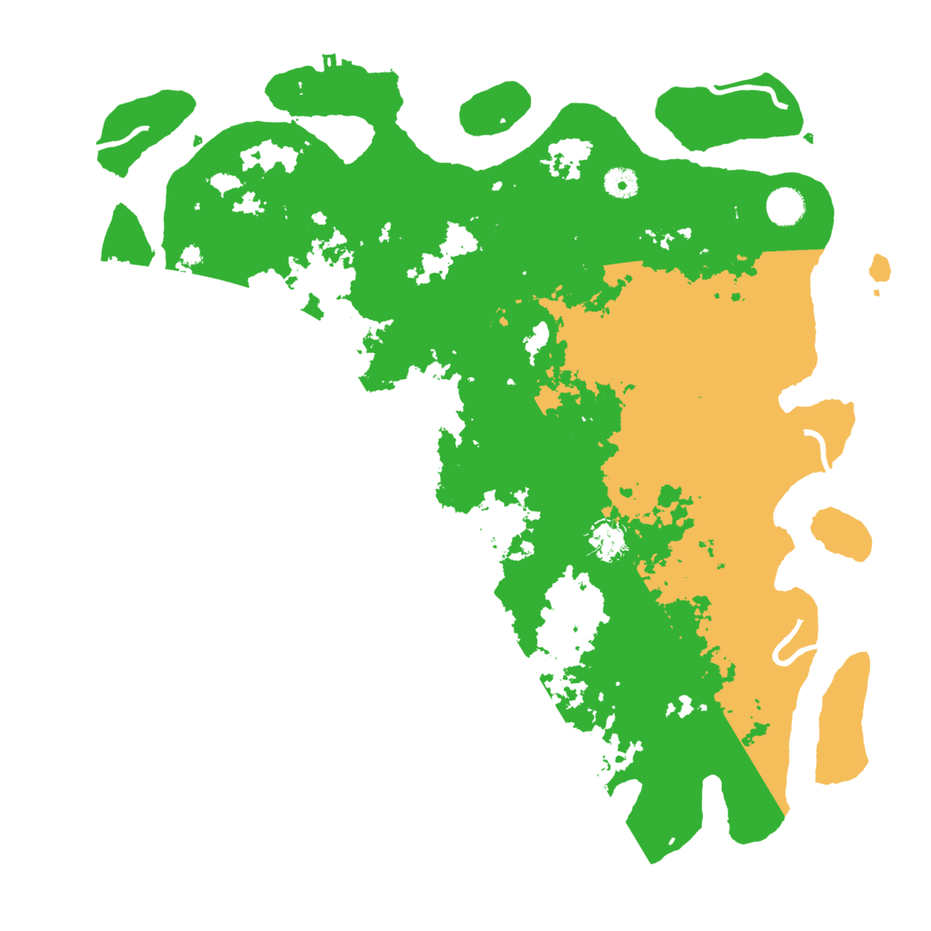 Biome Rust Map: Procedural Map, Size: 4300, Seed: 806619618