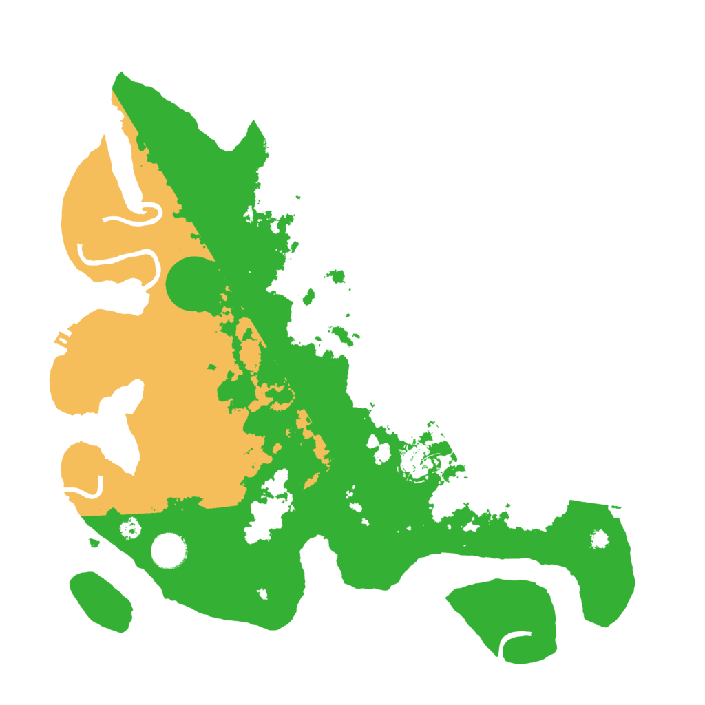 Biome Rust Map: Procedural Map, Size: 3500, Seed: 581799259