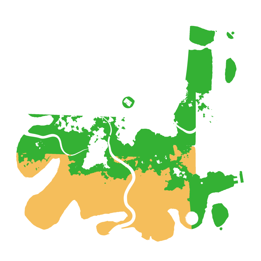 Biome Rust Map: Procedural Map, Size: 3600, Seed: 3970290