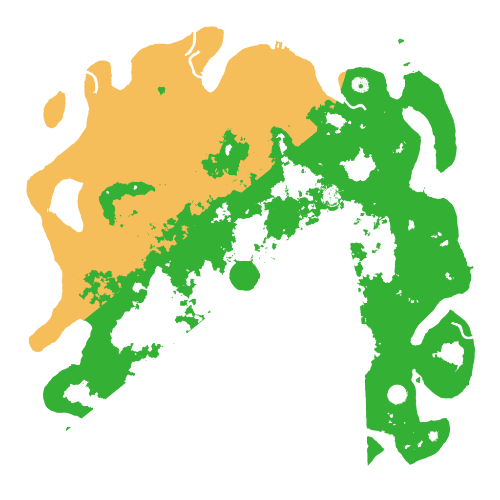 Biome Rust Map: Procedural Map, Size: 4500, Seed: 1581902019