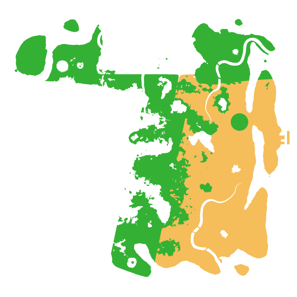 Biome Rust Map: Procedural Map, Size: 4500, Seed: 575642287