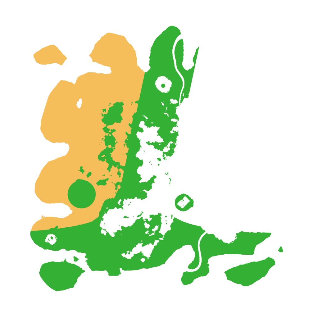 Biome Rust Map: Procedural Map, Size: 3000, Seed: 94911