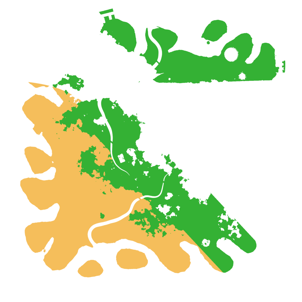 Biome Rust Map: Procedural Map, Size: 3850, Seed: 317478399