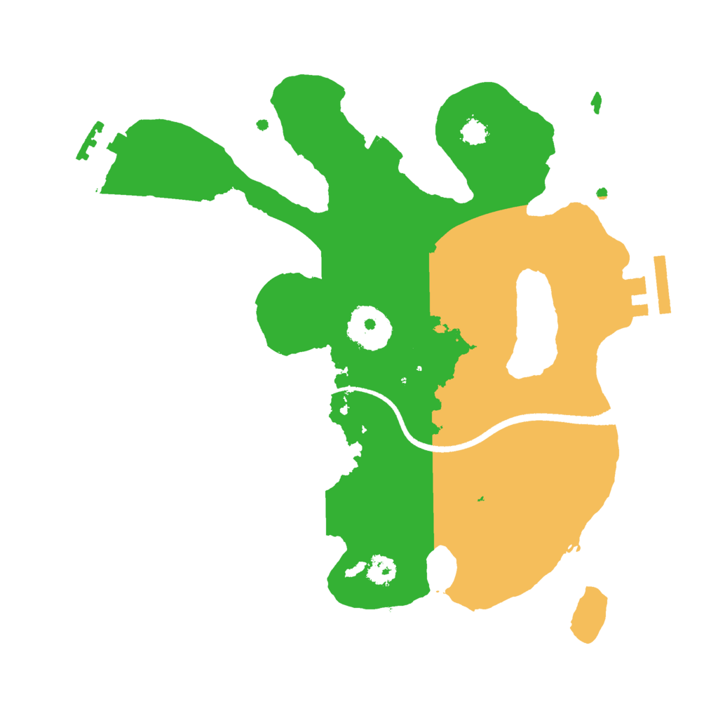 Biome Rust Map: Procedural Map, Size: 2500, Seed: 683579627