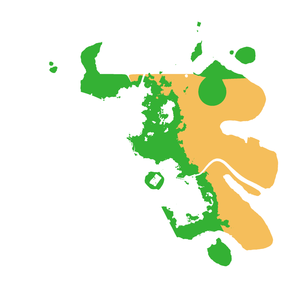 Biome Rust Map: Procedural Map, Size: 2800, Seed: 2030770