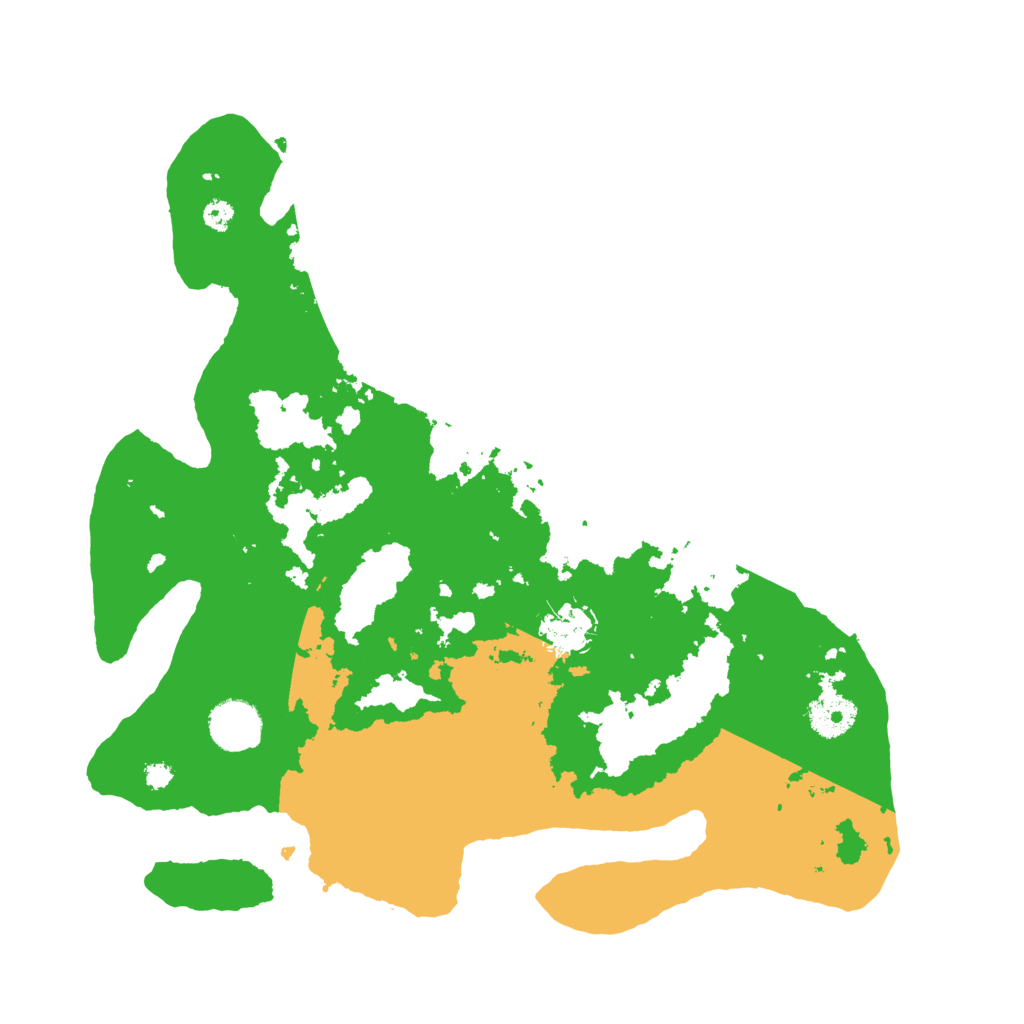 Biome Rust Map: Procedural Map, Size: 3500, Seed: 2145279336