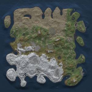 Thumbnail Rust Map: Procedural Map, Size: 3850, Seed: 702730766, 20 Monuments