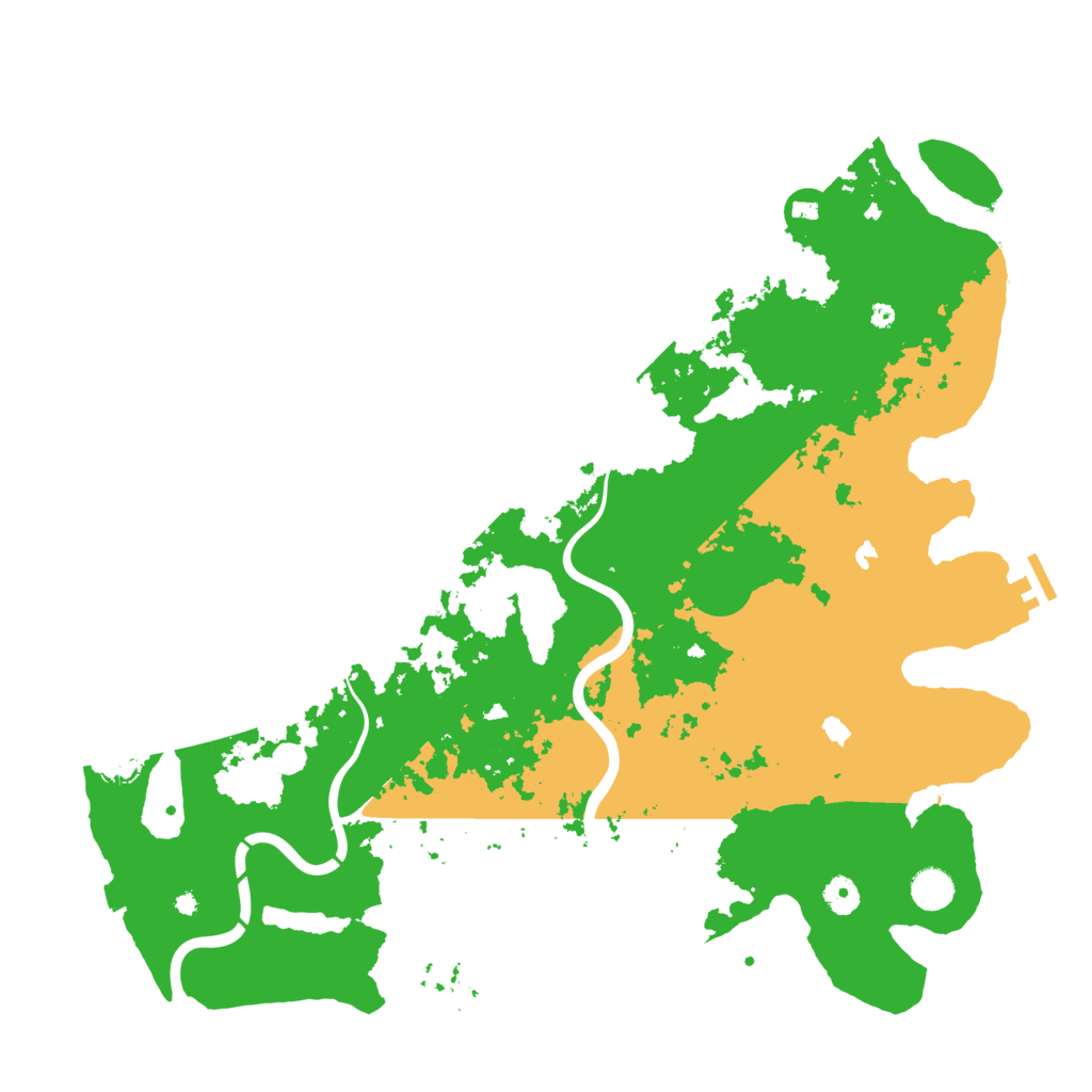 Biome Rust Map: Procedural Map, Size: 4500, Seed: 959427877