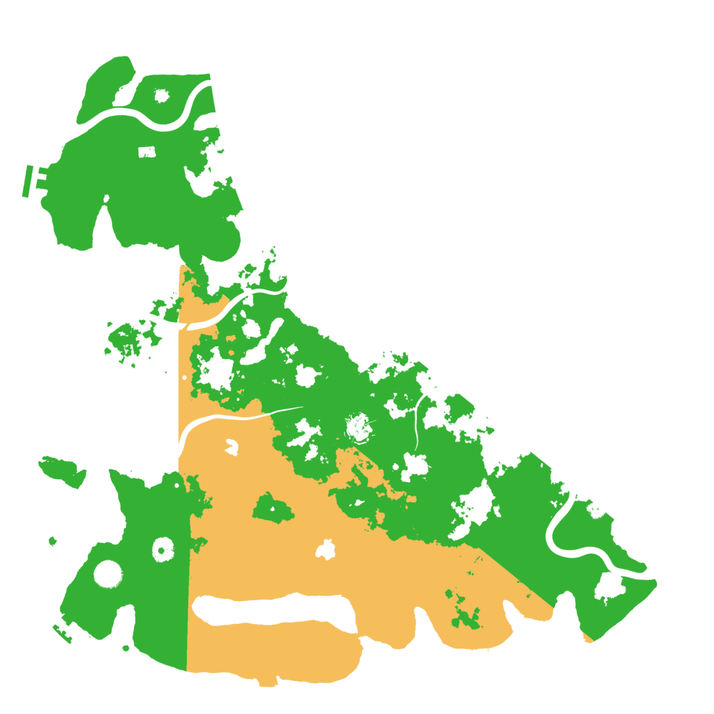 Biome Rust Map: Procedural Map, Size: 4500, Seed: 1092981511