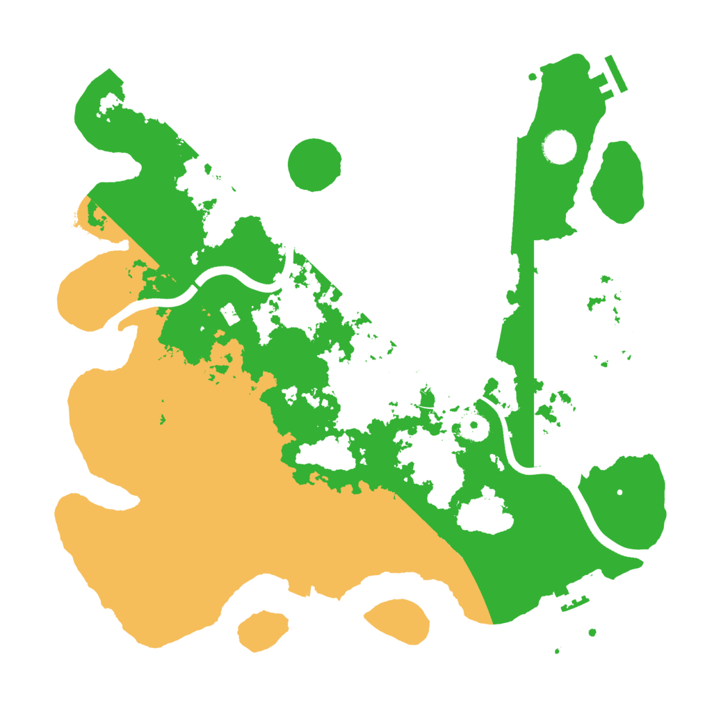 Biome Rust Map: Procedural Map, Size: 3700, Seed: 1633080601