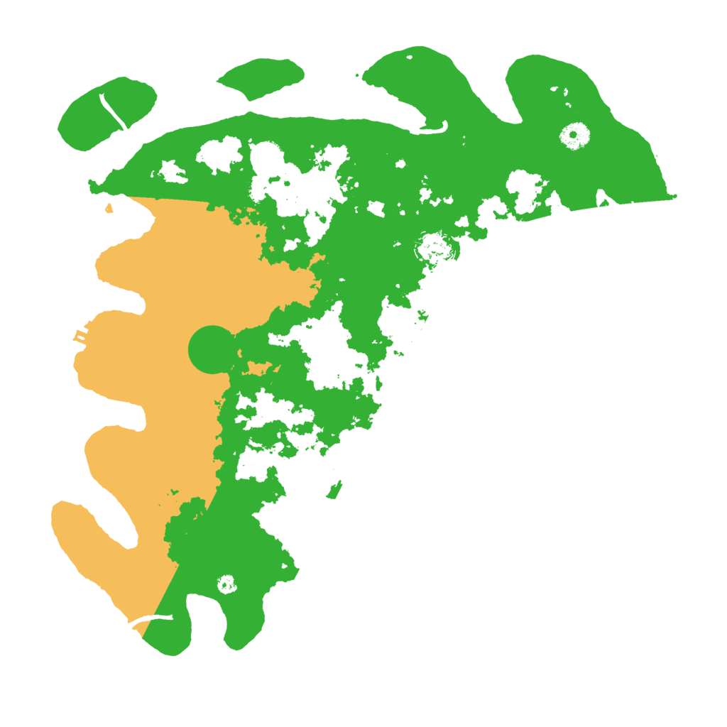 Biome Rust Map: Procedural Map, Size: 3950, Seed: 366155614