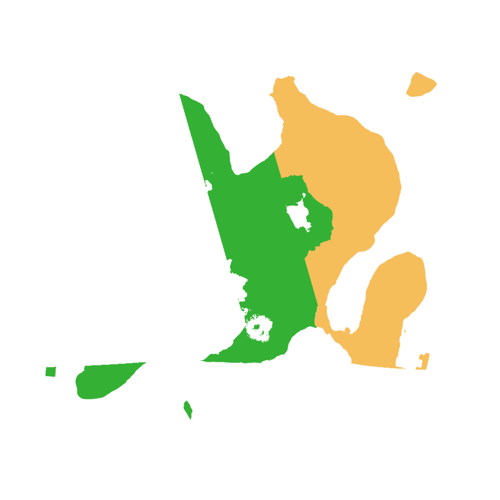 Biome Rust Map: Procedural Map, Size: 2000, Seed: 5843532