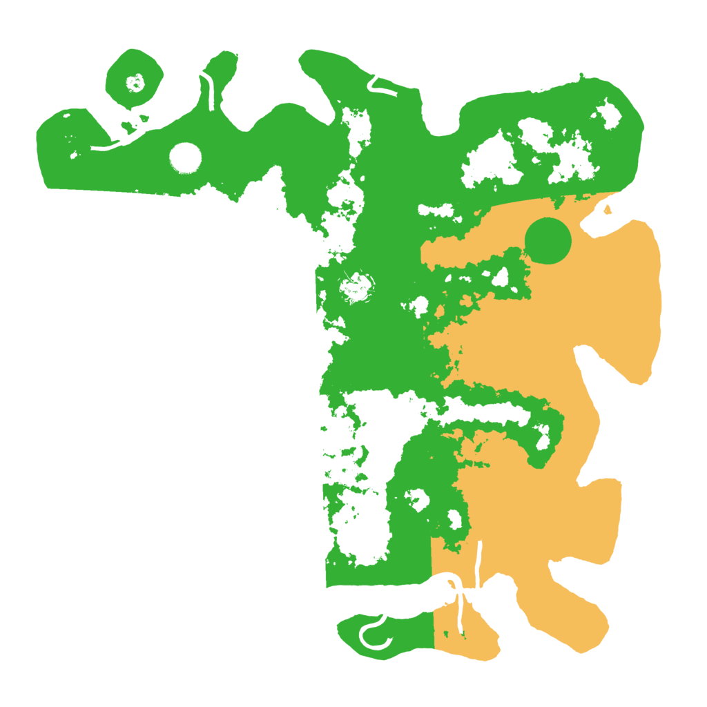 Biome Rust Map: Procedural Map, Size: 3987, Seed: 3765
