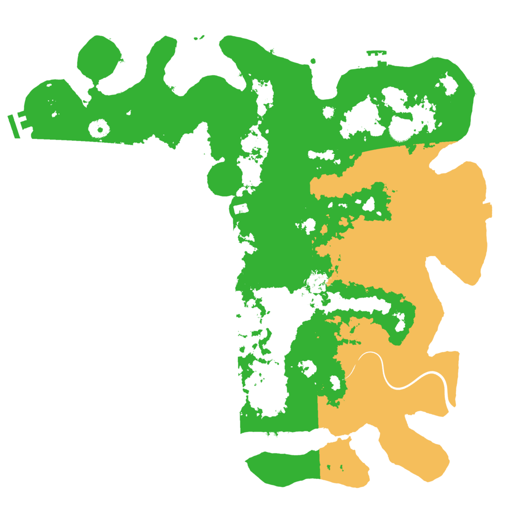 Biome Rust Map: Procedural Map, Size: 3987, Seed: 3765