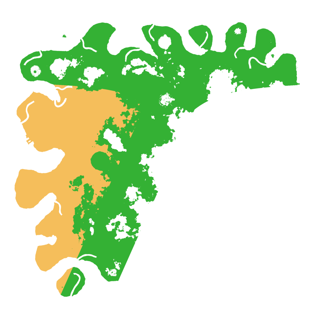 Biome Rust Map: Procedural Map, Size: 4500, Seed: 1294046