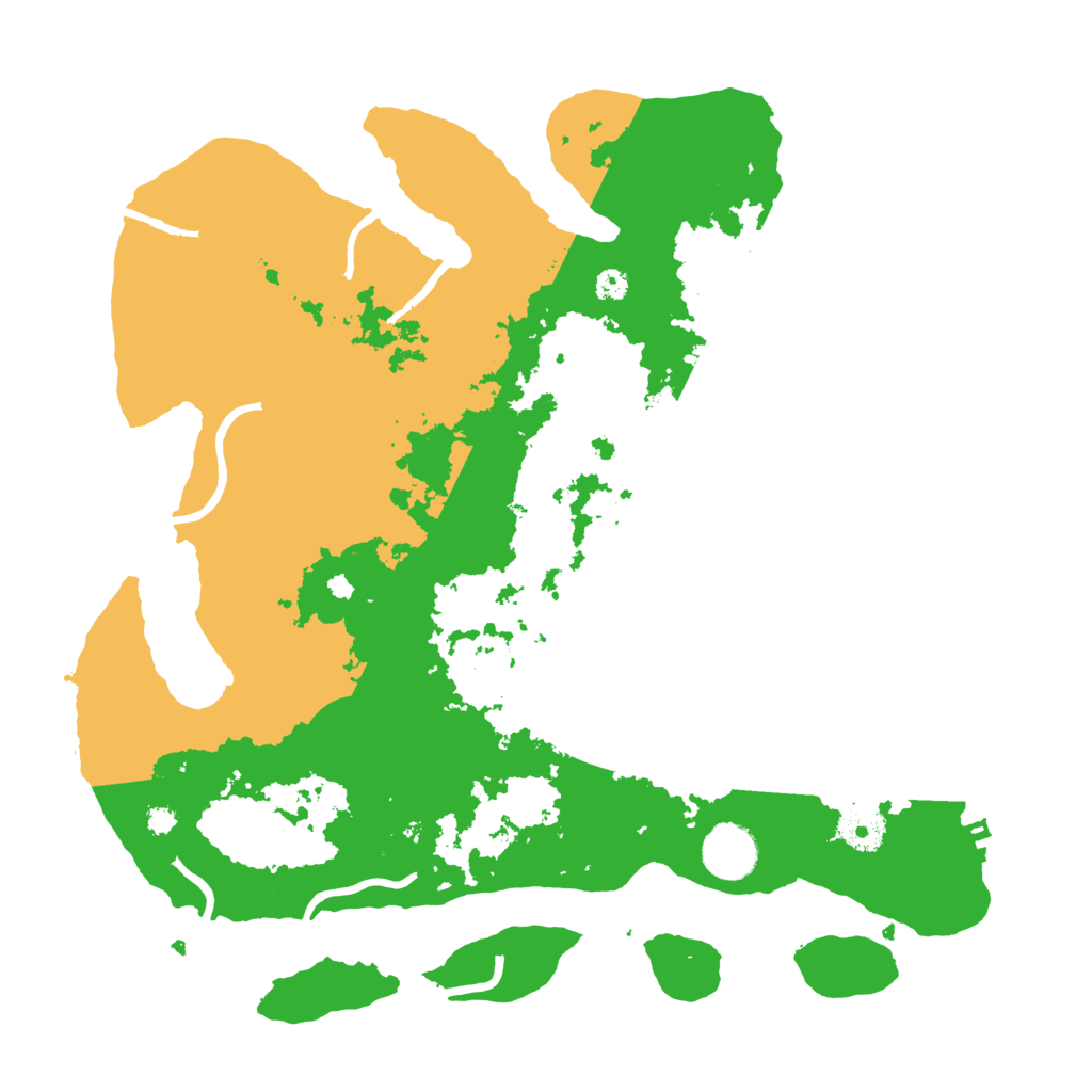 Biome Rust Map: Procedural Map, Size: 3500, Seed: 537226178