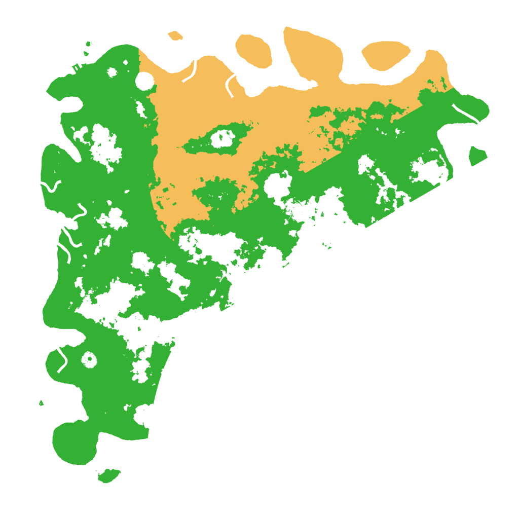 Biome Rust Map: Procedural Map, Size: 5000, Seed: 6151977