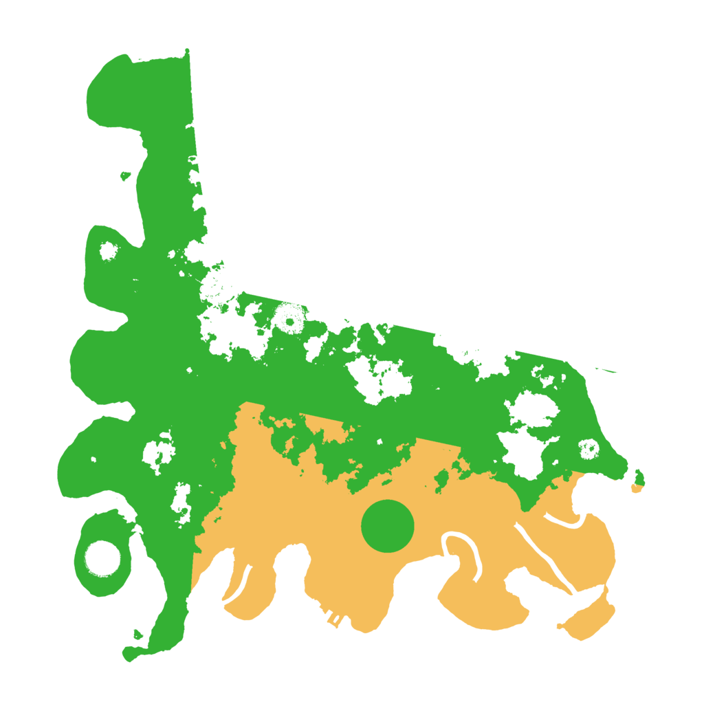 Biome Rust Map: Procedural Map, Size: 3500, Seed: 7858