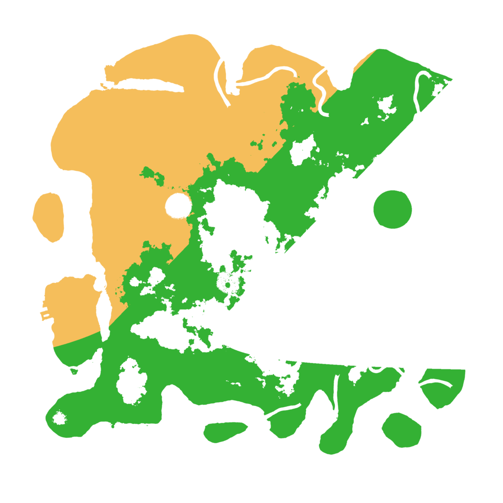Biome Rust Map: Procedural Map, Size: 3500, Seed: 606881768