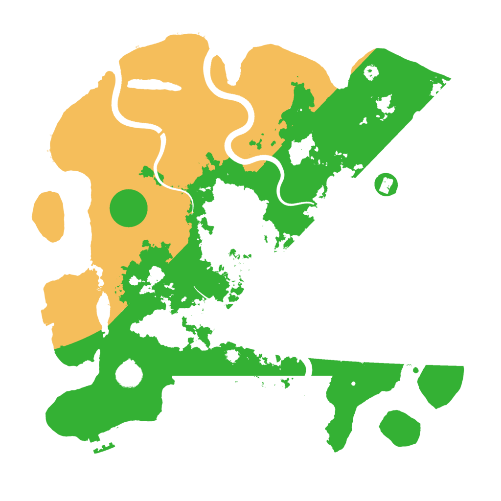 Biome Rust Map: Procedural Map, Size: 3500, Seed: 606881768