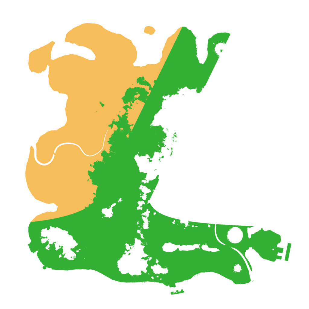 Biome Rust Map: Procedural Map, Size: 3500, Seed: 1660940080