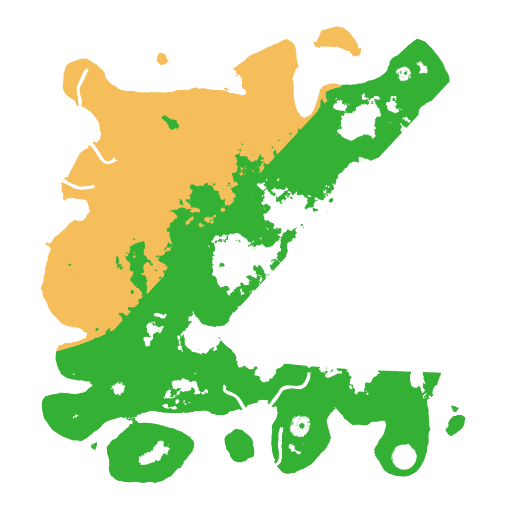 Biome Rust Map: Procedural Map, Size: 3700, Seed: 1990805585