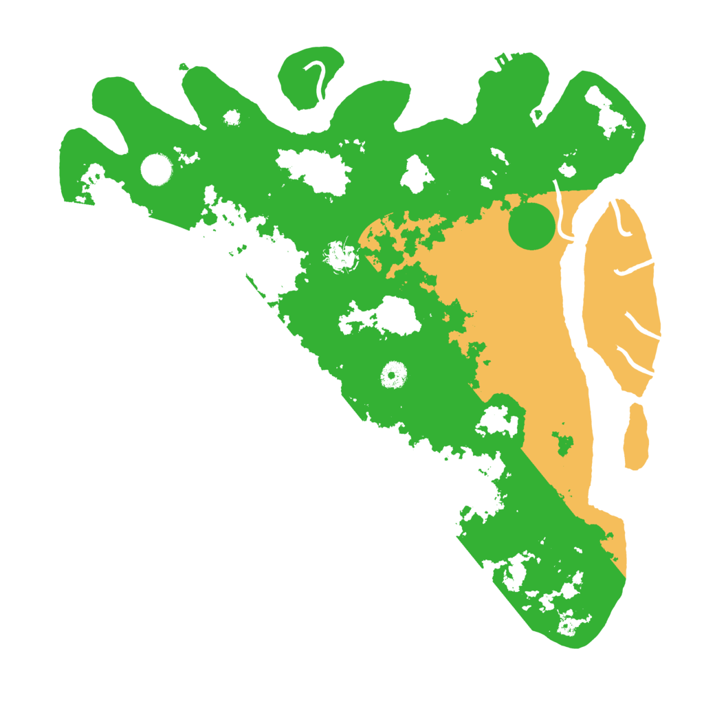 Biome Rust Map: Procedural Map, Size: 3950, Seed: 406170542