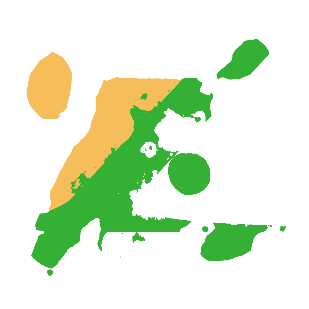 Biome Rust Map: Procedural Map, Size: 2000, Seed: 551957899