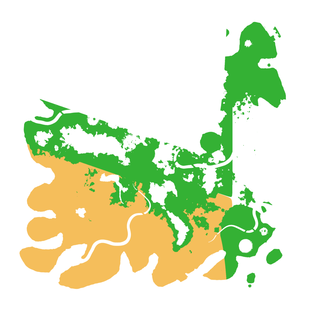 Biome Rust Map: Procedural Map, Size: 4000, Seed: 43802