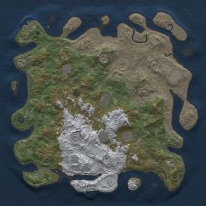 Thumbnail Rust Map: Procedural Map, Size: 4500, Seed: 158361285, 20 Monuments