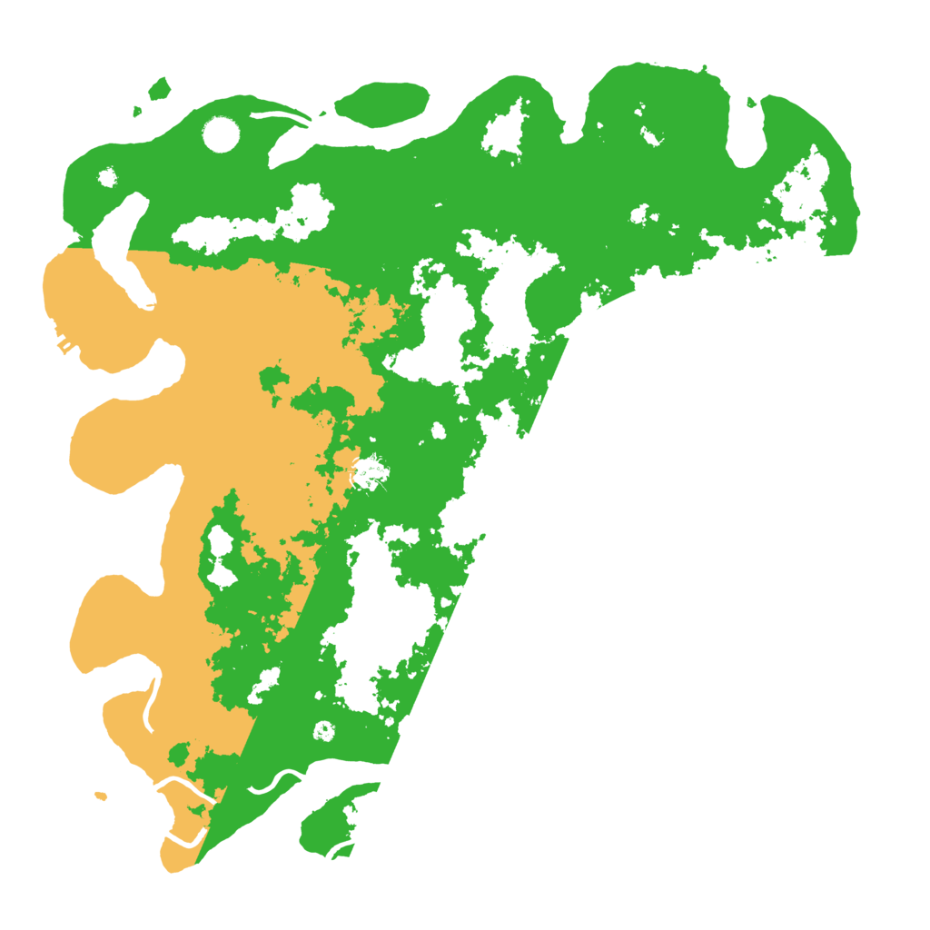 Biome Rust Map: Procedural Map, Size: 4500, Seed: 1414