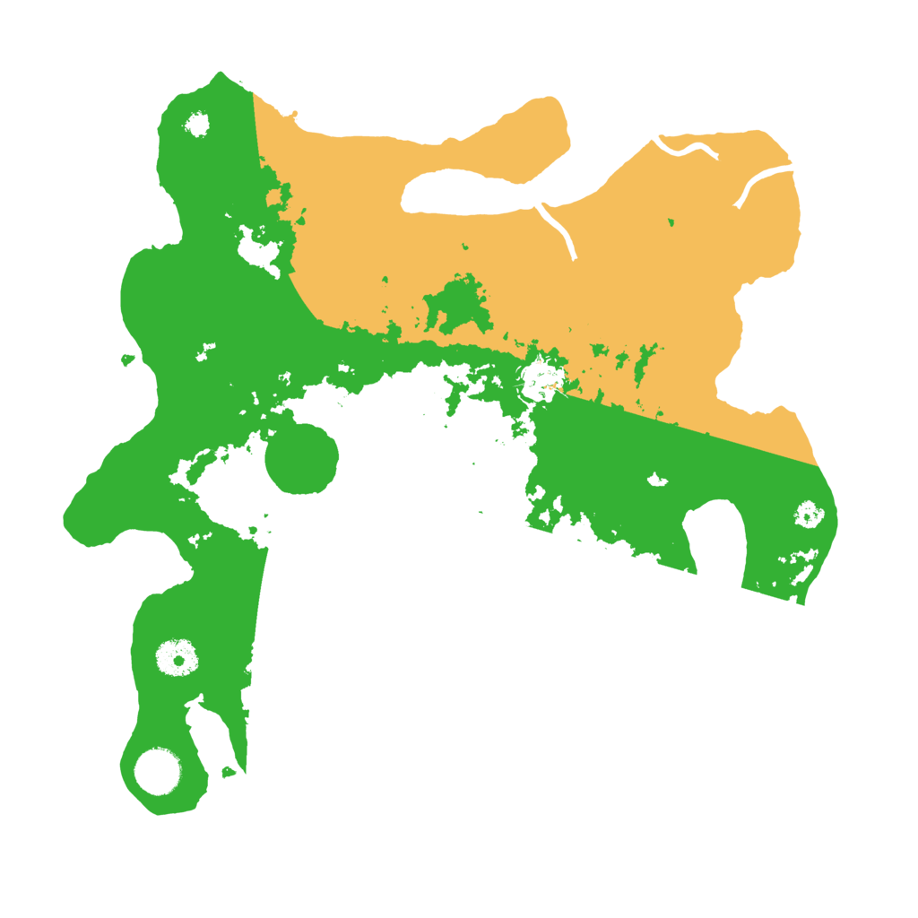 Biome Rust Map: Procedural Map, Size: 3500, Seed: 353721950