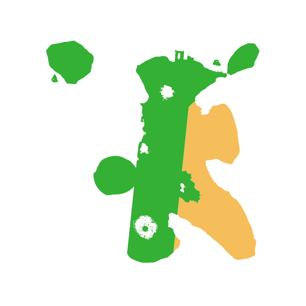 Biome Rust Map: Procedural Map, Size: 2100, Seed: 123987