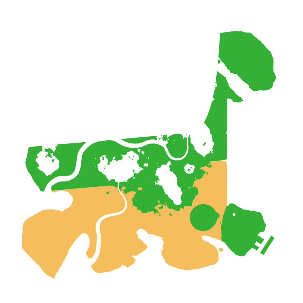 Biome Rust Map: Procedural Map, Size: 3000, Seed: 2115373299