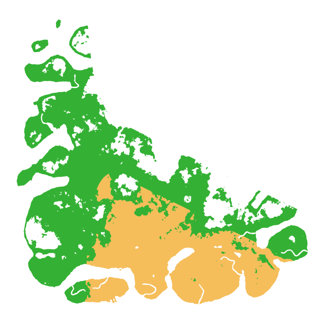 Biome Rust Map: Procedural Map, Size: 4500, Seed: 777