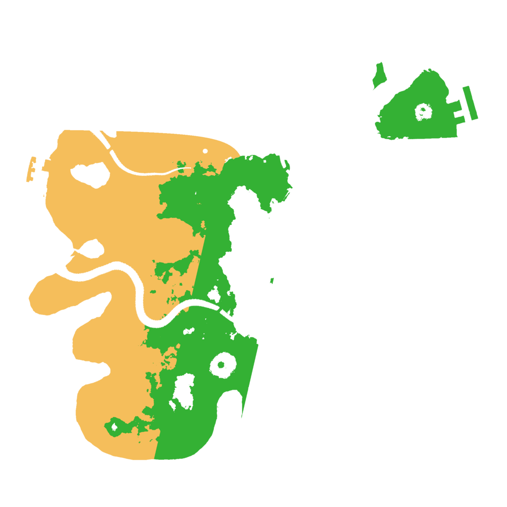 Biome Rust Map: Procedural Map, Size: 3000, Seed: 3500782