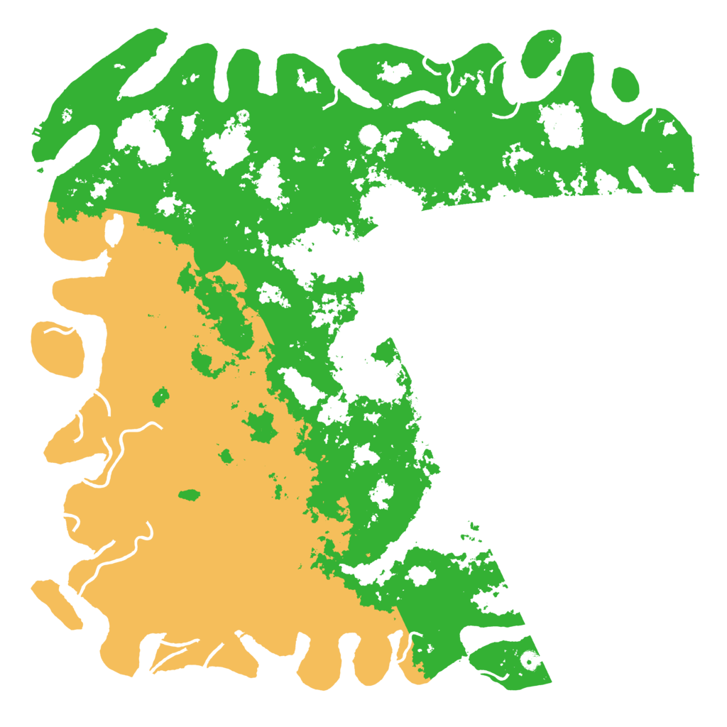 Biome Rust Map: Procedural Map, Size: 6000, Seed: 879562982